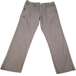 Weatherproof Vintage Relaxed Fit Men's Gray Cargo Pants Size 36x29 Outdoors
